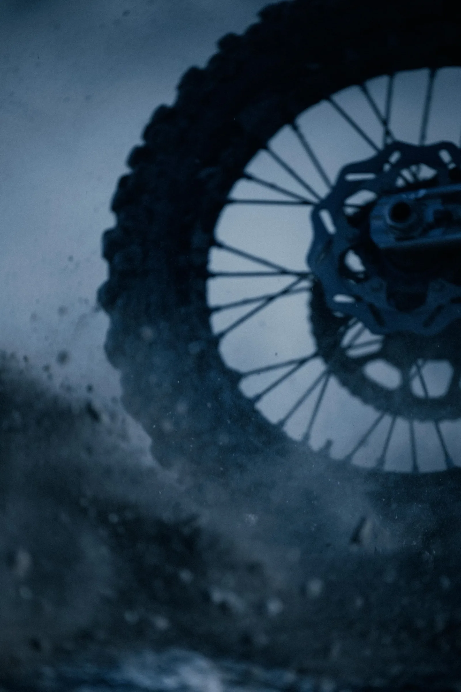 Motorcycle wheel detail