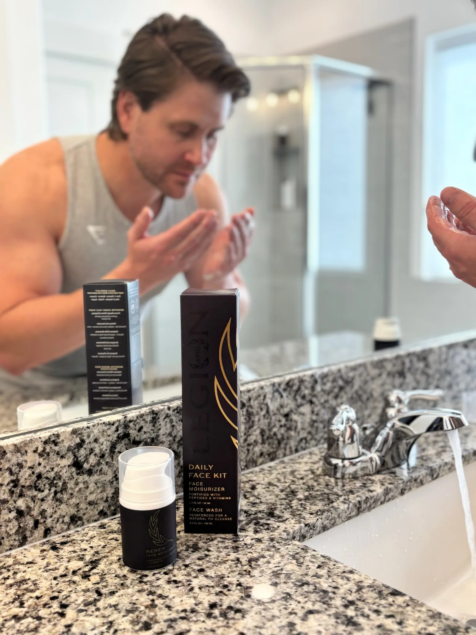 Daily skincare ritual