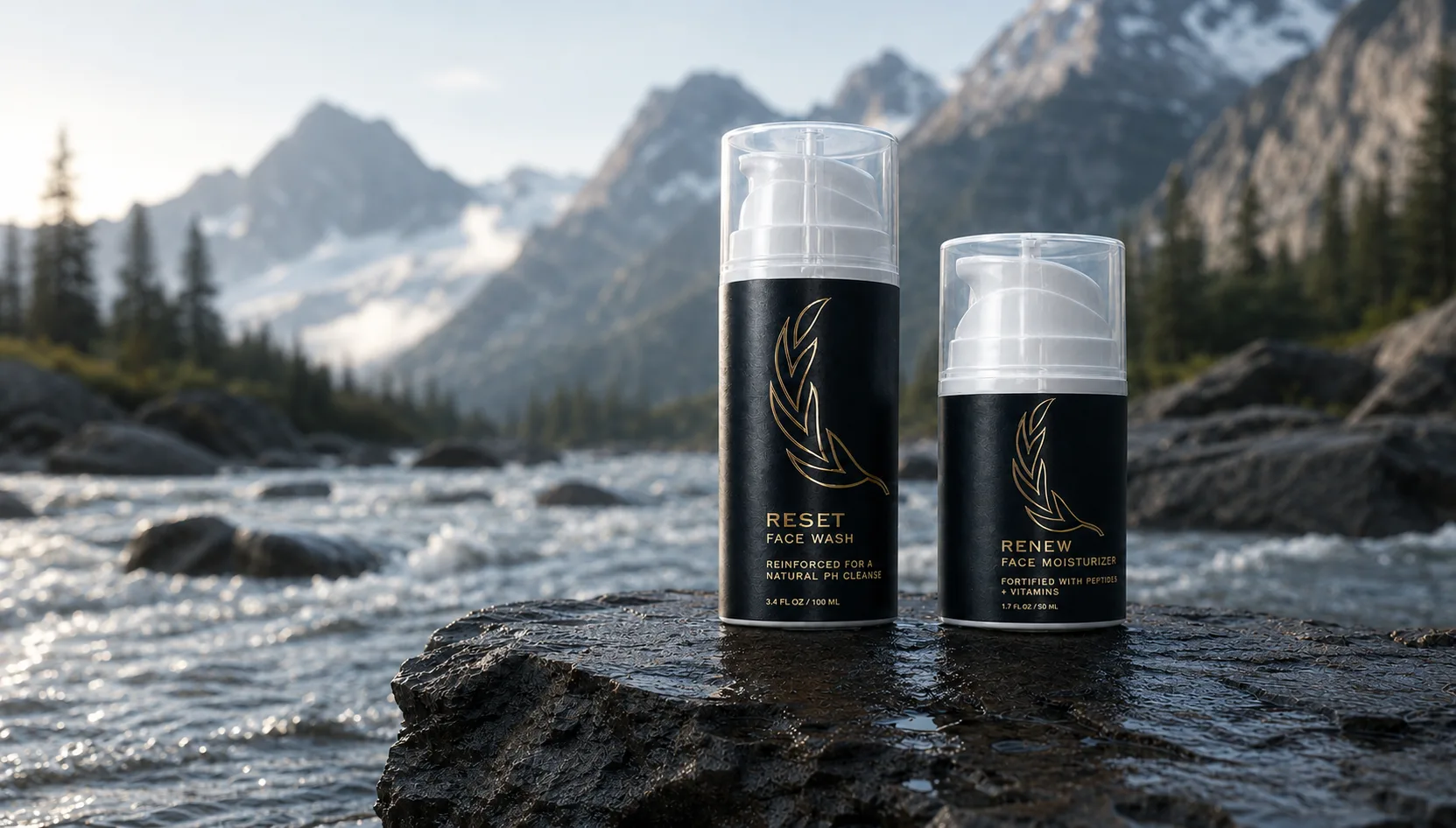 Reset and Renew beside a mountain river