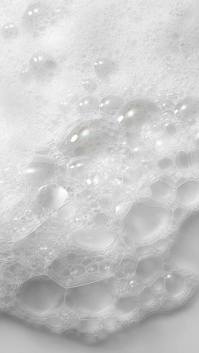 High key translucent bubbles