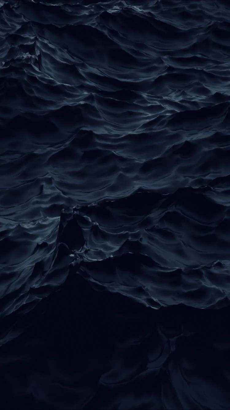 Deep navy sculptural texture